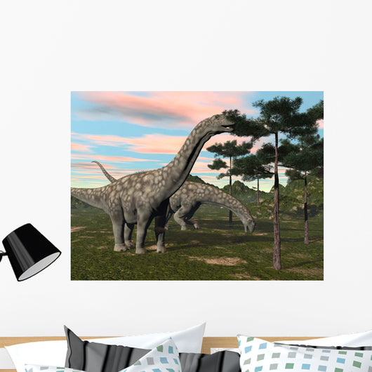 Argentinosaurus Dinosaur Grazing Treetops Wall Decal