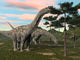 Argentinosaurus Dinosaur Grazing Treetops Wall Decal