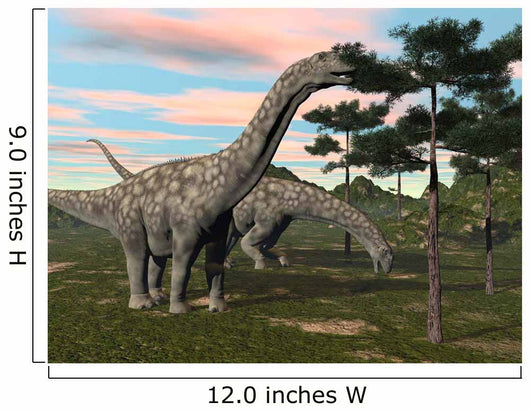 Argentinosaurus Dinosaur Grazing Treetops Wall Decal