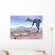 Female Gigantoraptor Dinosaur Walking Wall Decal