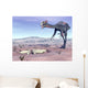 Female Gigantoraptor Dinosaur Walking Wall Decal