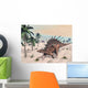 Kentrosaurus Dinosaurs Walking Desert Wall Decal
