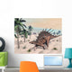Kentrosaurus Dinosaurs Walking Desert Wall Decal