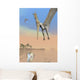 Pteranodon Fishing for Food Wall Decal