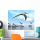 Three Pteranodons Flying over Wall Decal