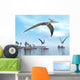 Three Pteranodons Flying over Wall Decal