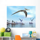 Three Pteranodons Flying over Wall Decal