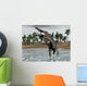 Spinosaurus Dinosaur Walking Water Wall Decal