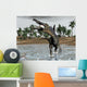 Spinosaurus Dinosaur Walking Water Wall Decal