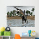 Spinosaurus Dinosaur Walking Water Wall Decal
