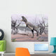 Aucasaurus Dinosaur Roaring Desert Wall Decal