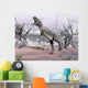 Aucasaurus Dinosaur Roaring Desert Wall Decal