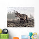 Einiosaurus Dinosaur Roaring Nature Wall Decal
