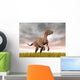 Velociraptor Dinosaur Standing Yellow Wall Decal
