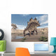Stegosaurus Dinosaur Drinking Water Wall Decal