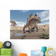 Stegosaurus Dinosaur Drinking Water Wall Decal