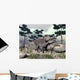 Zuniceratops Dinosaur Walking Hill Wall Decal