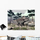 Zuniceratops Dinosaur Walking Hill Wall Decal
