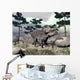 Zuniceratops Dinosaur Walking Hill Wall Decal