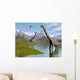 Brachiosaurus Dinosaurs Walking Stream Wall Decal