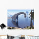Brachiosaurus Dinosaur Walking Water Wall Decal