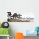 Two Spinosaurus Dinosaurs Walking Wall Decal