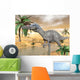 Suchomimus Dinosaur Walking Water Wall Decal