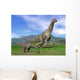 Mother Argentinosaurus Dinosaur and Wall Decal