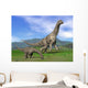 Mother Argentinosaurus Dinosaur and Wall Decal