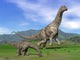 Mother Argentinosaurus Dinosaur and Wall Decal