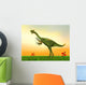 Gigantoraptor Dinosaur Green Grass Wall Decal