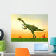 Gigantoraptor Dinosaur Green Grass Wall Decal