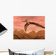Three Pteranodon Dinosaurs Flying Wall Decal