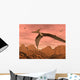 Three Pteranodon Dinosaurs Flying Wall Decal