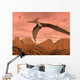 Three Pteranodon Dinosaurs Flying Wall Decal