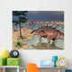 Kentrosaurus Dinosaurs Walking Water Wall Decal