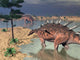 Kentrosaurus Dinosaurs Walking Water Wall Decal