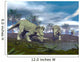 Three Styracosaurus Dinosaurs Drinking Wall Decal