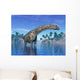 Argentinosaurus Dinosaur Grazing Tropical Wall Decal