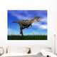 Aucasaurus Dinosaur Running Grass Wall Decal