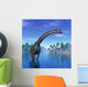 Brachiosaurus Dinosaur Tropical Climate Wall Decal