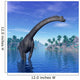 Brachiosaurus Dinosaur Tropical Climate Wall Decal