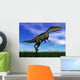 Monolophosaurus Dinosaur Walking Grass Wall Decal