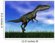 Monolophosaurus Dinosaur Walking Grass Wall Decal