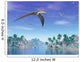 Pteranodon Birds Flying above Wall Decal Design 2