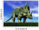 Styracosaurus Dinosaur Walking Grass Wall Decal