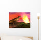 Tyrannosaurus Rex Observes Meteorite Wall Decal