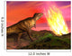 Tyrannosaurus Rex Observes Meteorite Wall Decal