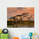 Tyrannosaurus Rex Dinosaurs with Wall Decal