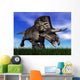 Zuniceratops Dinosaur Running Grass Wall Decal